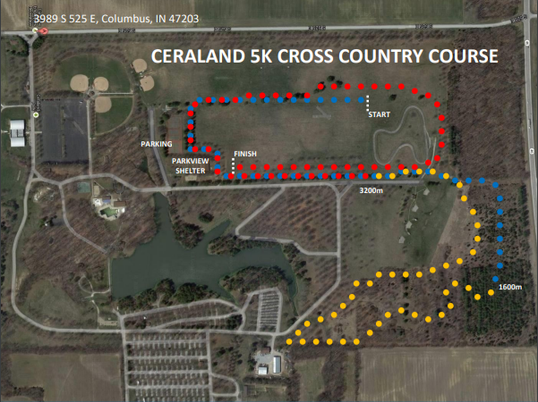 Cera 5K Course Map